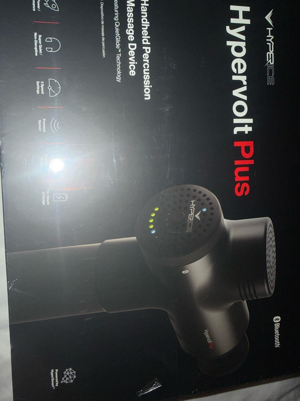 Hypervolt Plus  Message Device Attachment - Black